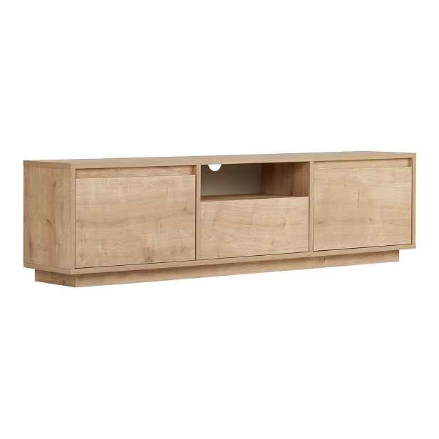 TV stolek v dekoru dubu v přírodní barvě 160x42x30 cm Sentinel – Kalune Design
