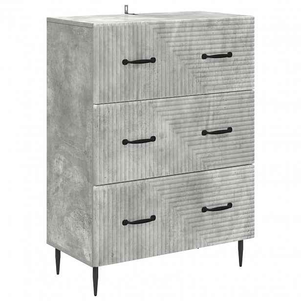 vidaXL Skříň se zásuvkami 66 x 34,5 x 89,5 cm Kompozitní dřevo