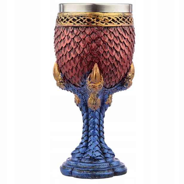 Epický Pivní Sklenice Kalíšek S Drakem Nerezová Ocel 200 ML Larp Rpg