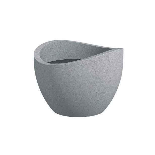 Scheurich Květináč Wave Globe (Stony Grey, Ø 40 x 30 cm)