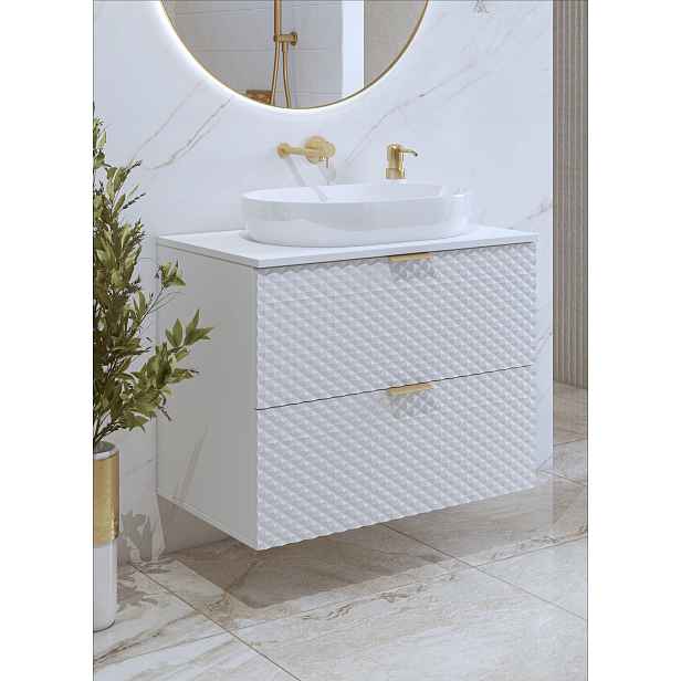Skříňka pod umyvadlo 80 cm EUREKA - bílá