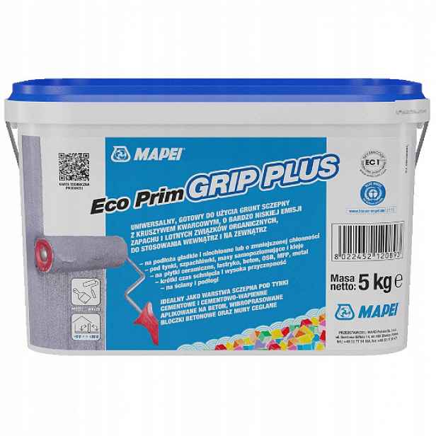 Štěpná zemina s agregátem Eco Prim Grip Plus 5 kg šedá na bázi syntetických pryskyřic