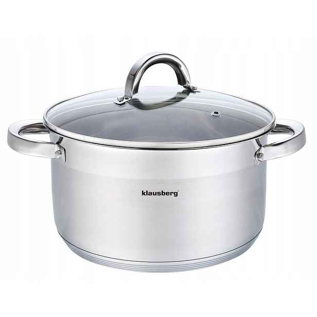 Hrnec s poklicí Z Nerezové oceli Ø26 cm, objem 7,5 l Klausberg