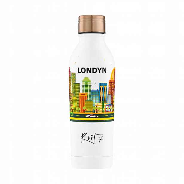 Root7 Termoláhev London 500 ml na vodu a kávu Londýn Anglie termoska