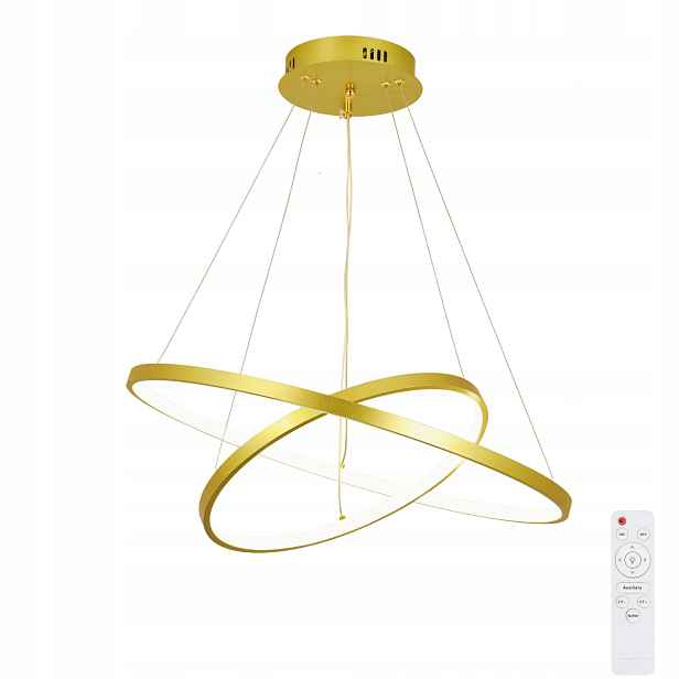 stropní svítidlo Led Závěsný Lustr Velký Modern Stropní Svítidlo 40+60 CM S Dálkový Ovladač