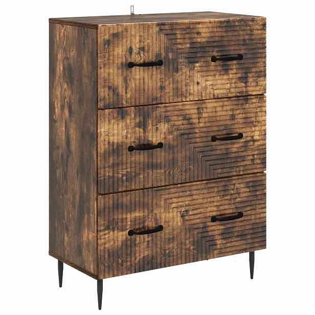 vidaXL Skříň se zásuvkami 66 x 34,5 x 89,5 cm Kompozitní dřevo