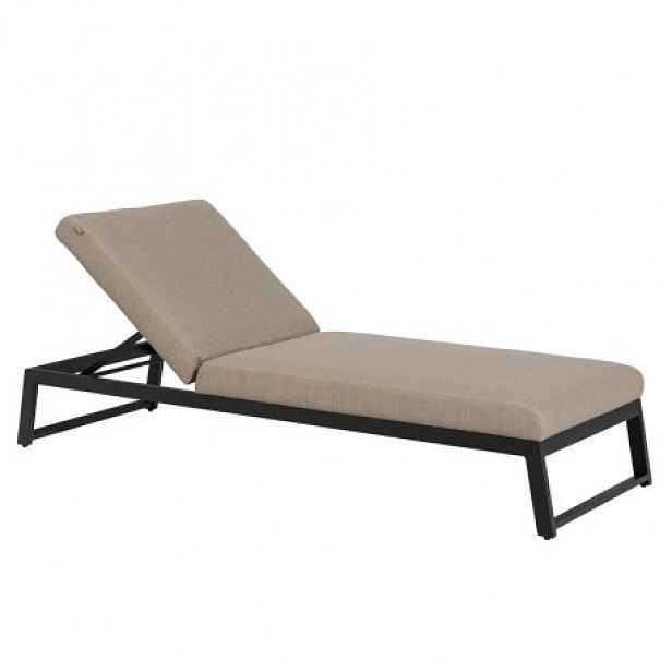 Doppler Melia LIKA-TEX® mocca - luxusní zahradní lehátko