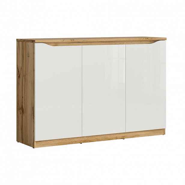 Petits-meubles SIDEBOARD červen Bílá a dřevo