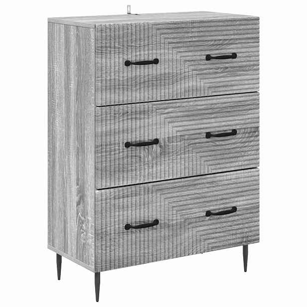 vidaXL Skříň se zásuvkami 66 x 34,5 x 89,5 cm Kompozitní dřevo