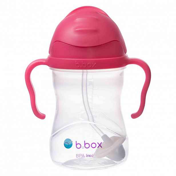 b.box Hrneček s brčkem varianta: malina 240 ml