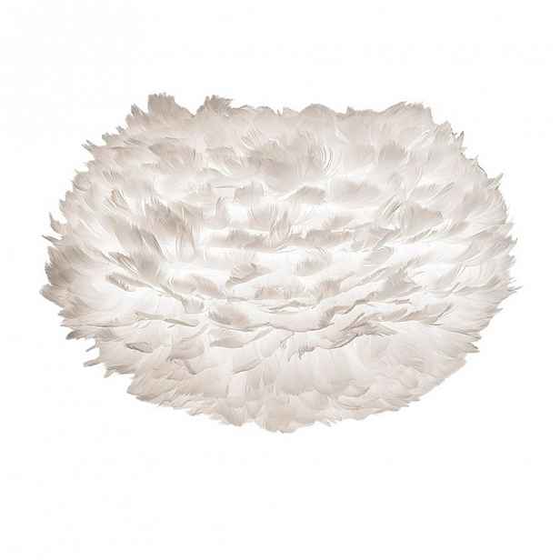 Bílé stínidlo z husího peří VITA Copenhagen EOS, ⌀ 45 cm