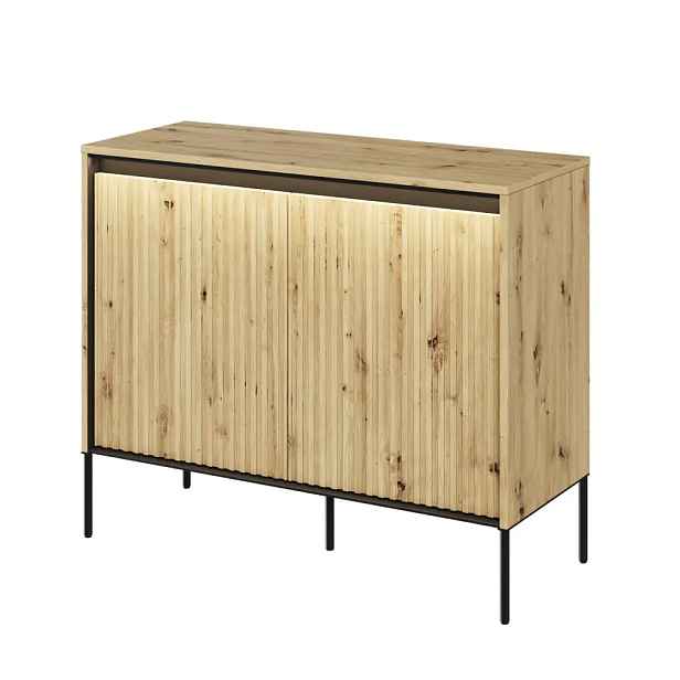 Casarredo Komoda 2D s LED IPOLIS - dub artisan