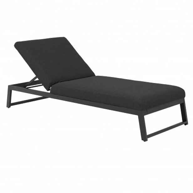 Doppler Melia LIKA-TEX® antracit - luxusní zahradní lehátko