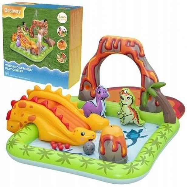 Vodní Dětské Hřiště Dinosauři Sopka