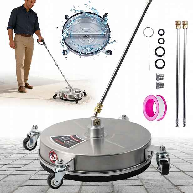 Kartáč Typu Mytí Dlažby, Rychlospojka 1/4" 4000 Psi Pro Podlahy