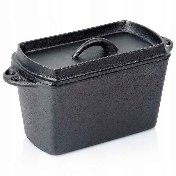 Litinová forma na chléb Vilde Cast Line 27 cm s víkem 2 l