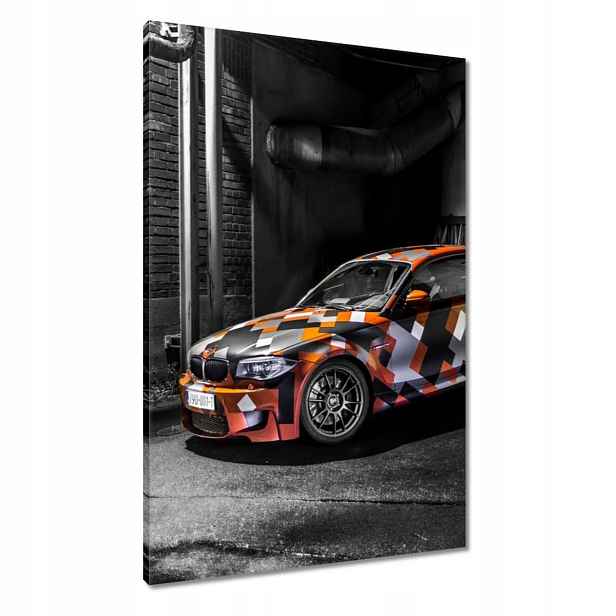 Obrazy 60x90 Oranžové Bmw