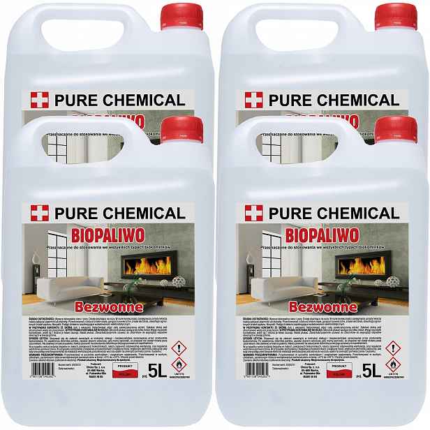Biopalivo Do Krbu S Atestem Pzh Bioetanol Biopalivo Bez Zápachu 4x5L (20L)