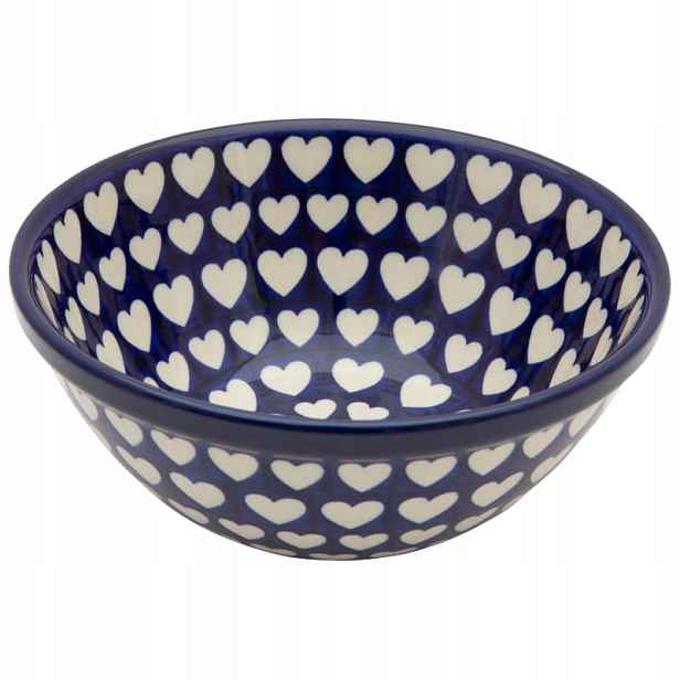 Miska na polévku do müsli 20 cm Umělecká keramika Bolesławiec dek 0375J