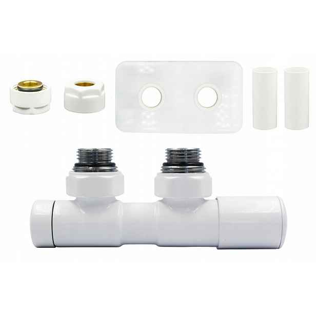 Ventil reg 50 mm Twins bílý pravý Cu AiO r.pros