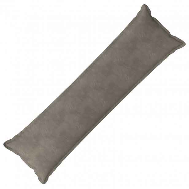 vidaXL Povlak na polštář HOUTEN Světle šedá 40 x 145 cm Samet