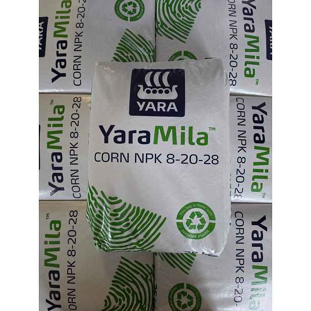 Yara Corn 8-20-28 podzimní hnojivo na trávy 25 kg Npk YaraMila nízkodusíkové XL