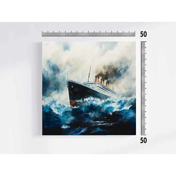 Obraz Na Plátně Canvas Voda Loď Liniovec Transatlantik Titanic 50x50