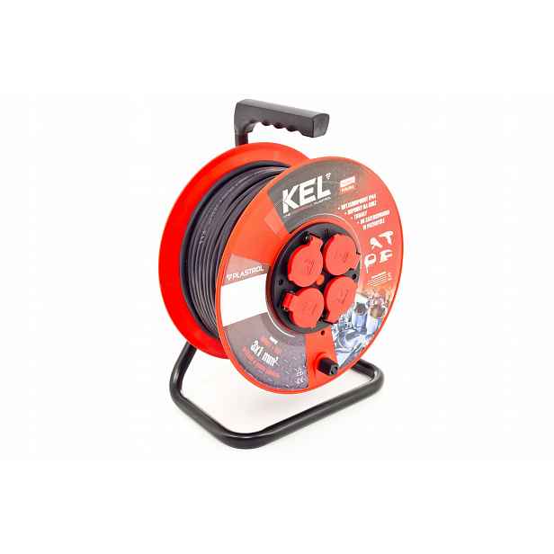 Prodlužovací Kabel bubnový Professional Line 4x2p+Z IP44 16A H05RR-F 3x2,5 25 m