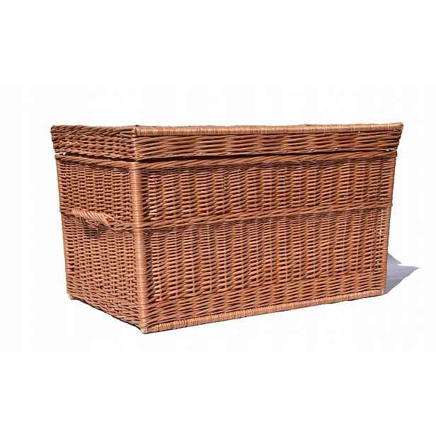 Proutěný kufr Proutěná truhla Wiklina 60 cm