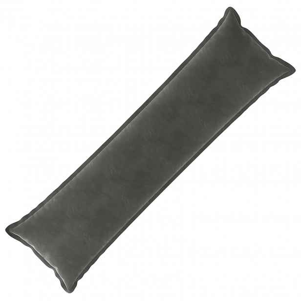 vidaXL Povlak na polštář HOUTEN Tmavě šedá 40 x 145 cm Samet