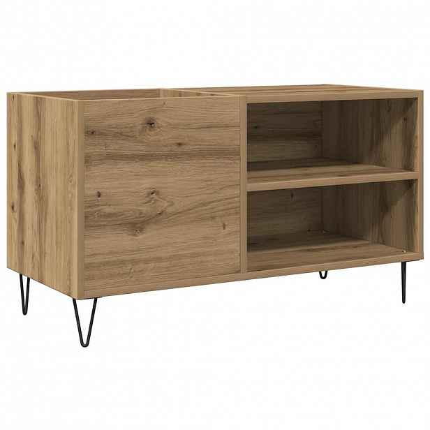 vidaXL Skříňka na LP desky dub artisan 84,5x38x48 cm kompozitní dřevo