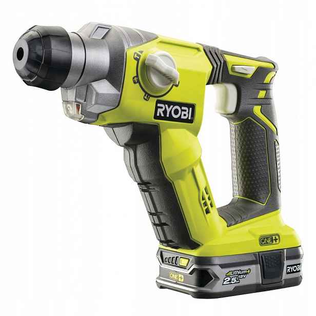 Ryobi R18SDS-125S 18V Akumulátorové Sds+ kombi kladivo (2.5Ah)