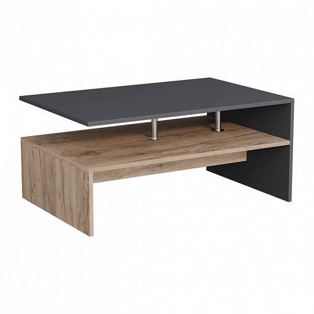 Vicco KONFERENČNÍ STŮL Amato Antracit/zlatý dub 90 x 52.6 cm