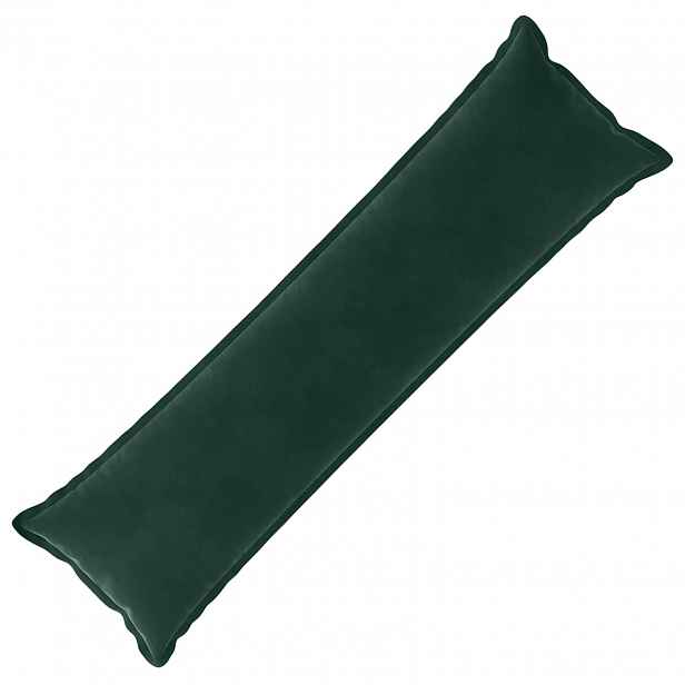 vidaXL Povlak na polštář HOUTEN Tmavě zelená 40 x 145 cm Samet