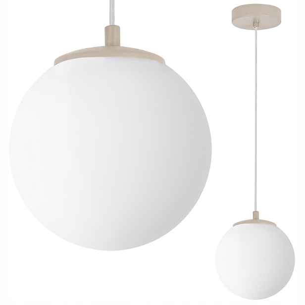 Závěsná Stropní Lampa Lustr Kašmírová Skleněná Koule Single Glamour