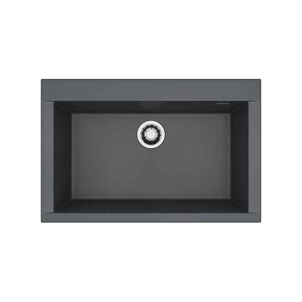 Alveus PURE-G 40 černý A91 + QC sifon_algranit