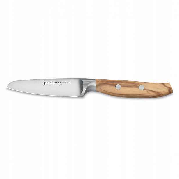 Nůž na zeleniny Wüsthof Amici 9 cm, olivové dřevo X50CrMoV15 58 Hrc, kovaný