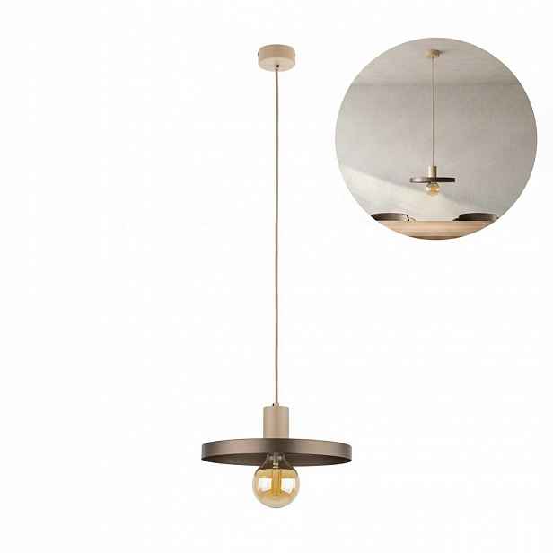 Závěsná stropní lampa Stropní Svítidlo Hnědá Sila E27 Kov Nastavitelná Tk Lighting
