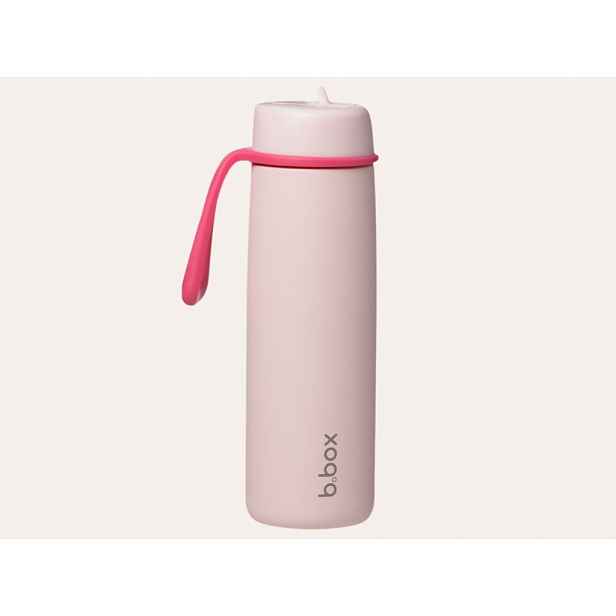 b.box Nerezová termolahev s brčkem 690 ml varianta: pink paradise