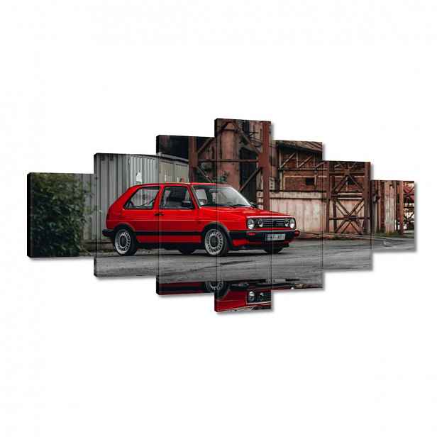 Obrazy 210x100 Vw Golf Dvojka 2 II Gtd