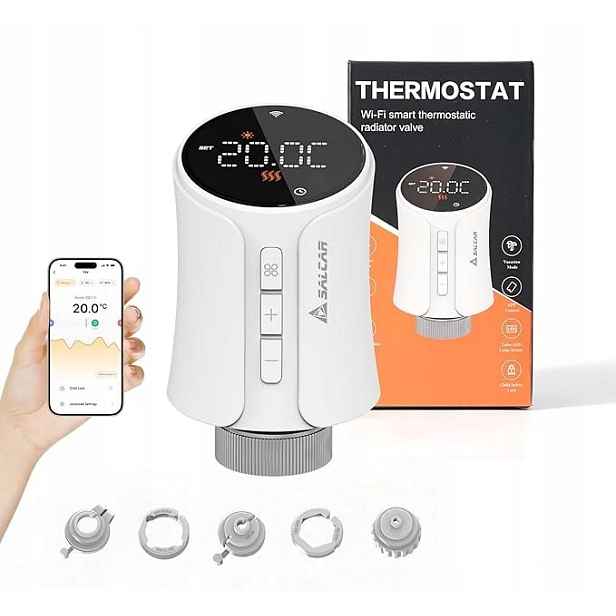 Salcar Inteligentní Radiátorový Termostat Wifi 160101