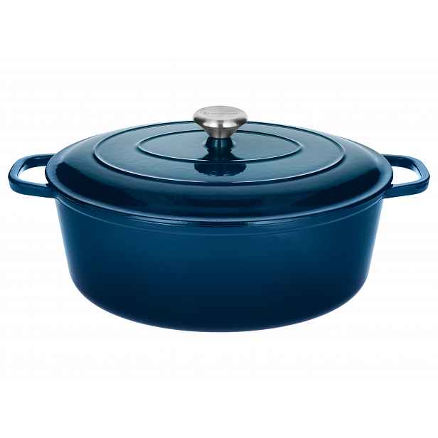 Silvercrest® Litinový hrnec Premium, Ø 35 cm (modrá)