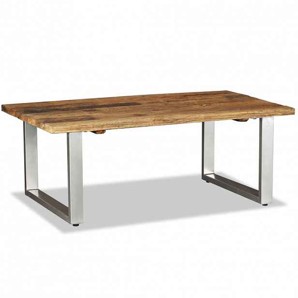 vidaXL Konferenční stolek masivní recyklované dřevo 100 x 60 x 38 cm