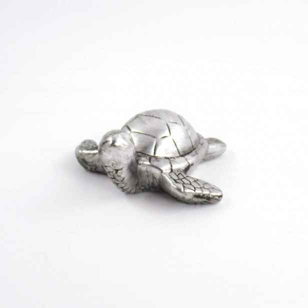 Želva porcelán stříbrná 15cm