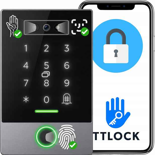 Elektronický Zámek Videodomofon Pro Dveře Brány Na Kód Wifi Ttlock