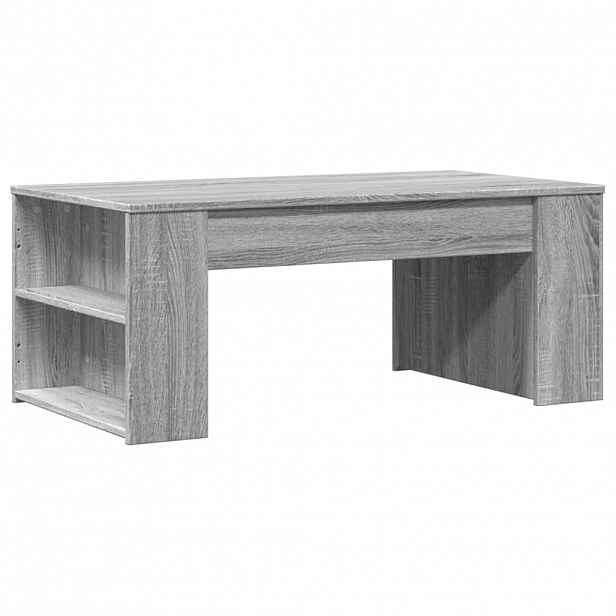 vidaXL Konferenční stolek šedý sonoma 102x55x42 cm kompozitní dřevo