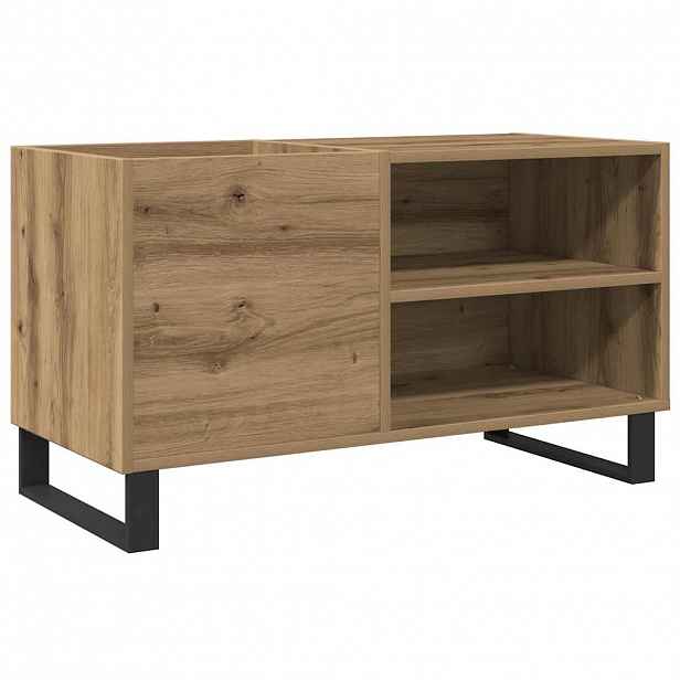 vidaXL Skříňka na LP desky dub artisan 84,5x38x48 cm kompozitní dřevo