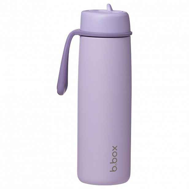 b.box Nerezová termolahev s brčkem 690 ml varianta: lilac love