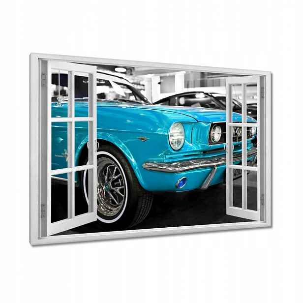 Obrazy 90x60 Tyrkysový Ford Mustang