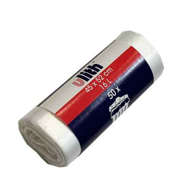 Sáček HDPE 45x52-TRANSPARENT 16l